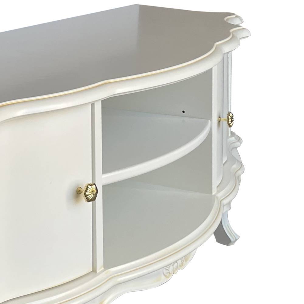 Fernsehlowboard Ejulia 165 cm breit im Barockstil