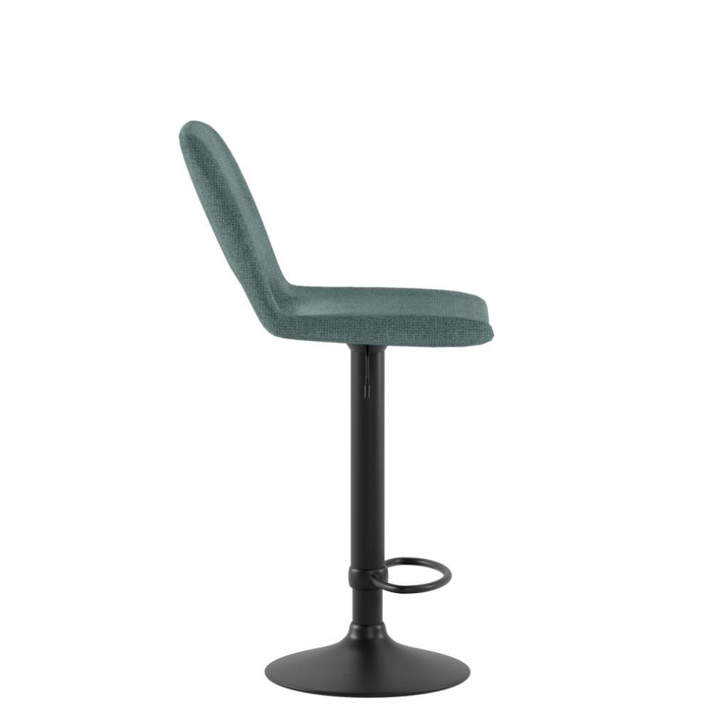 Barhocker Relisas durch Gasdruck höhenverstellbar mit Rückenlehne (2er Set)