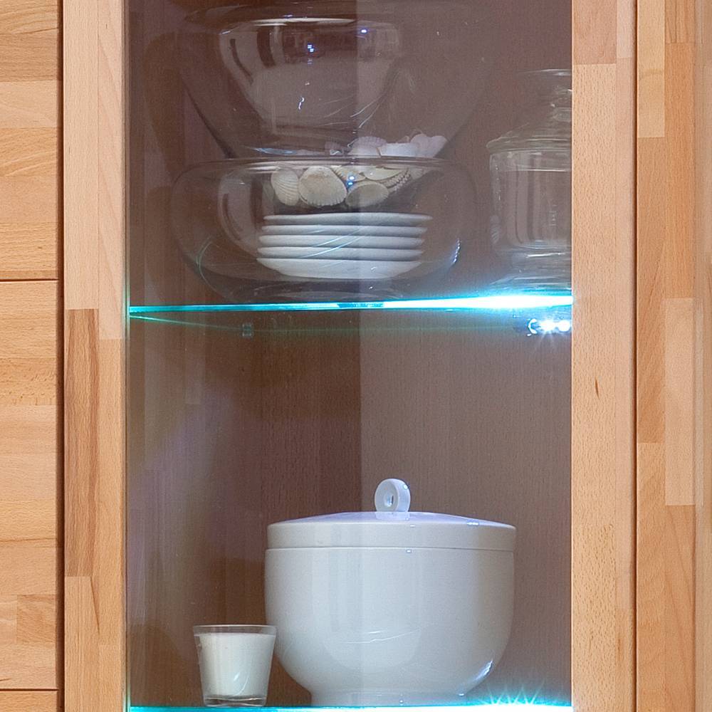 Wohnzimmervitrine modern Jameson mit Glastür 40 cm tief