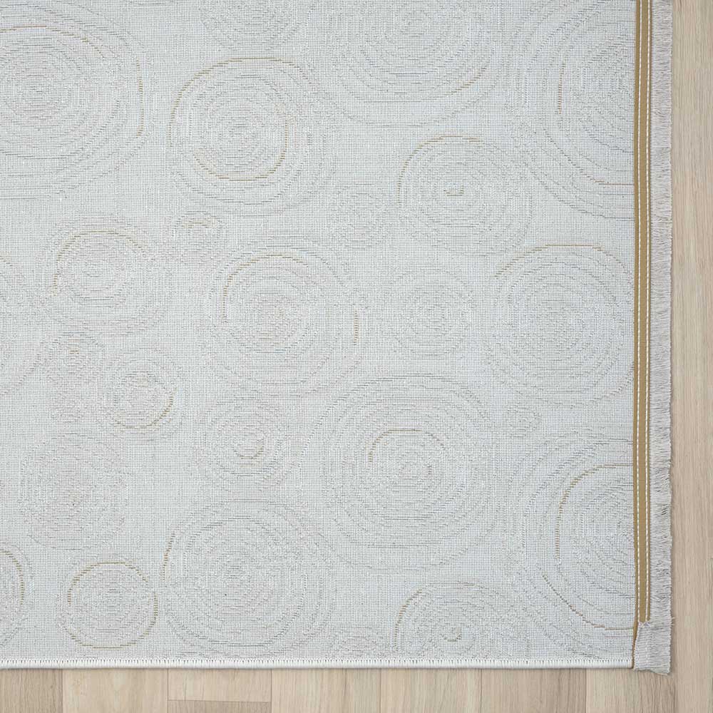 Moderner Struktur Teppich Vernazza in Cremefarben und Beige