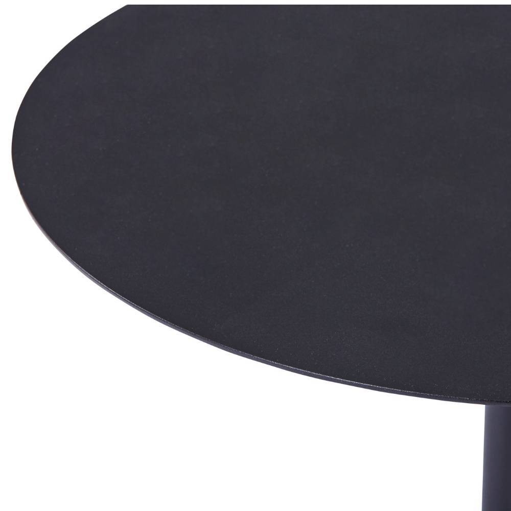 Beistelltisch Sofa Tampa aus Metall in runder Form