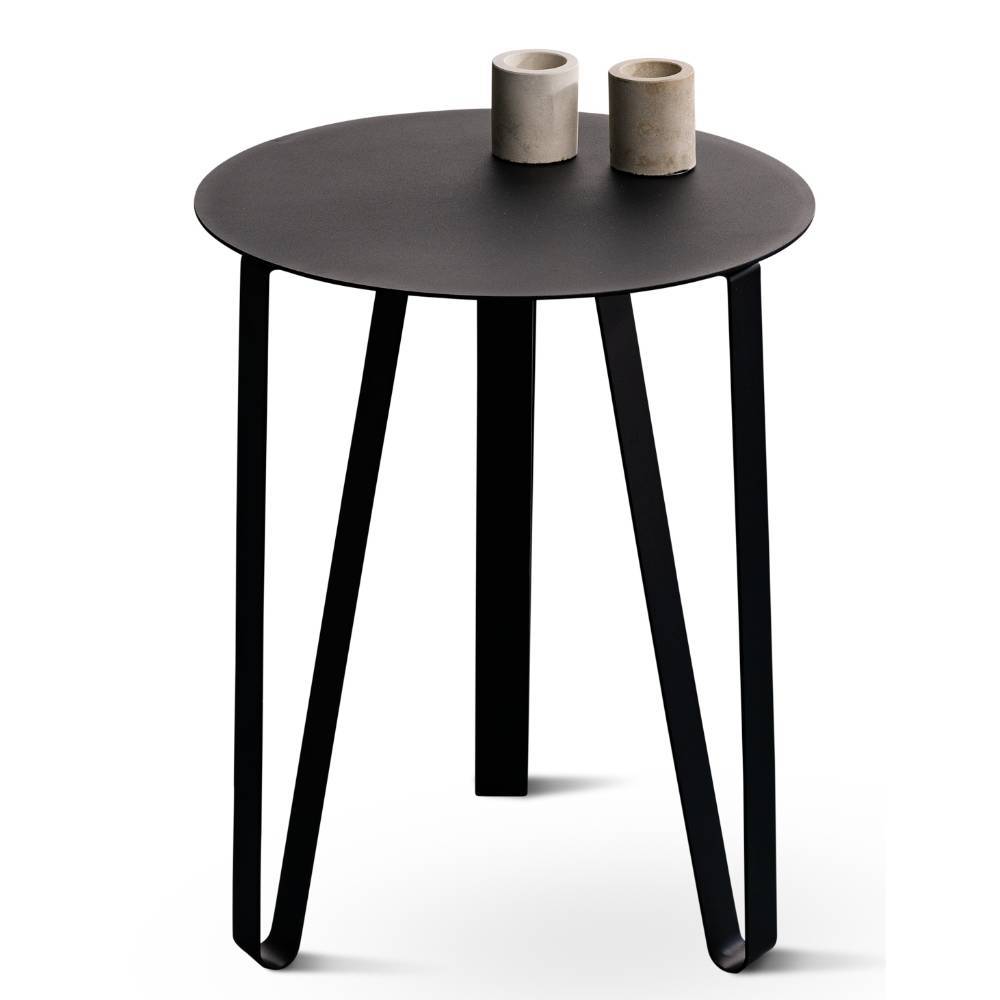 Beistelltisch Sofa Pathos mit Hairpin Gestell in Schwarz