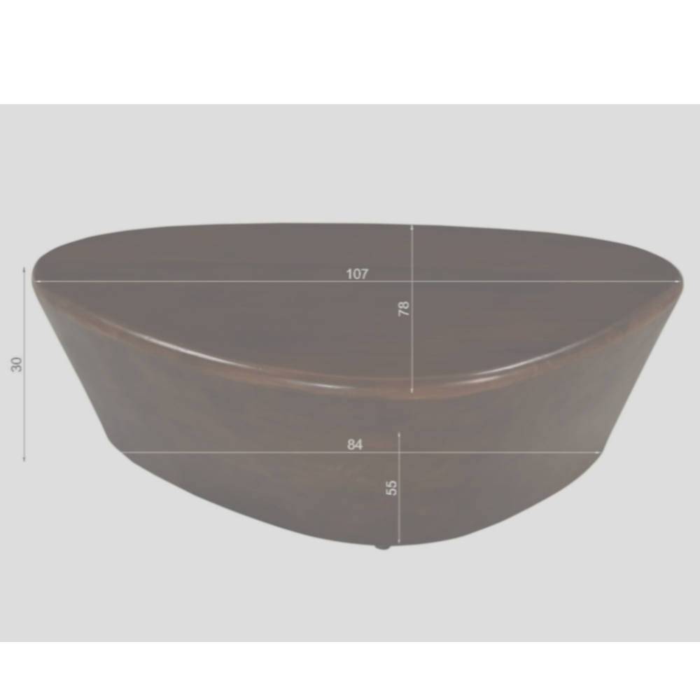 Wohnzimmertisch Mercana in Schwarz 107 cm breit