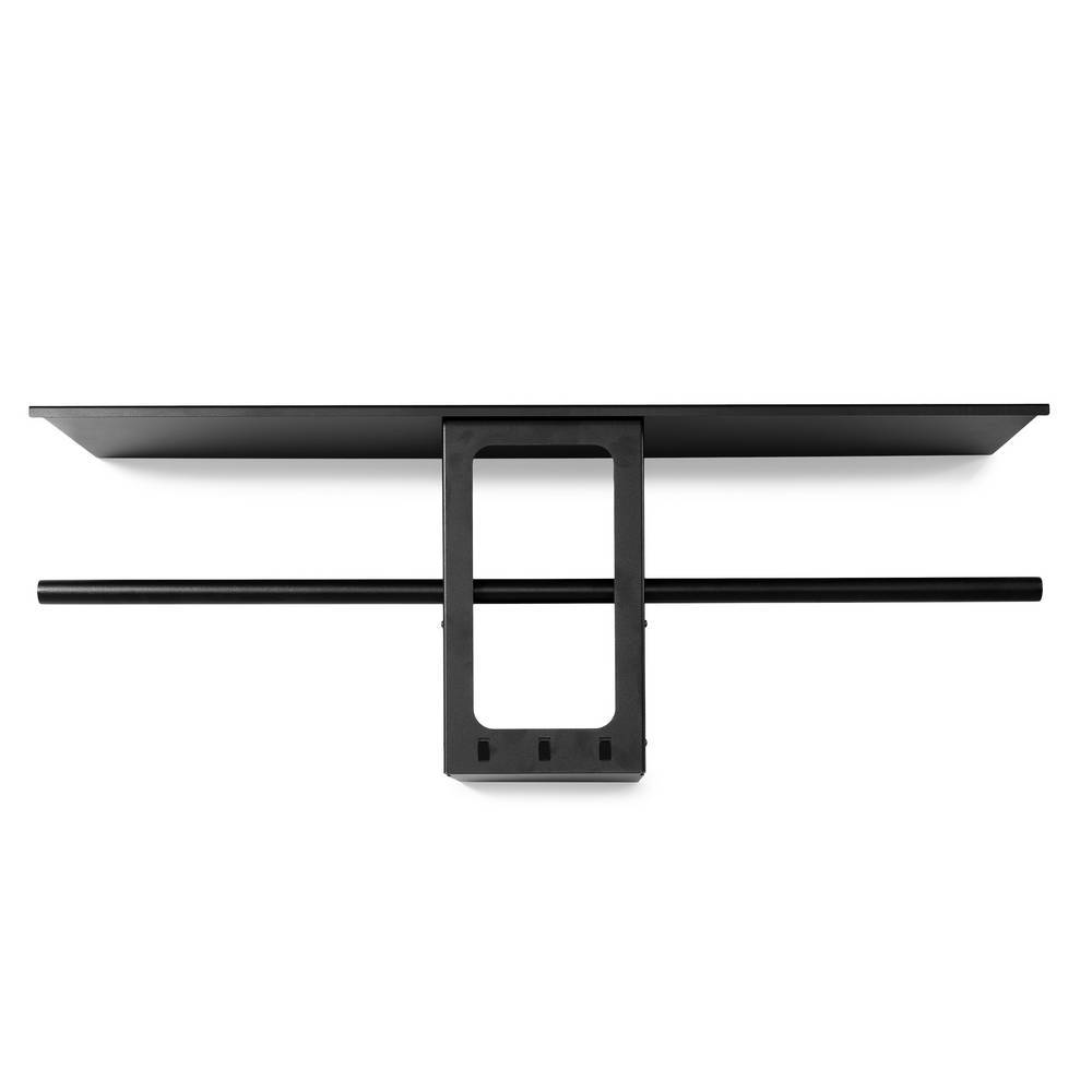 Wandgarderobe Adelio aus Stahl mit Hutablage aus Metall