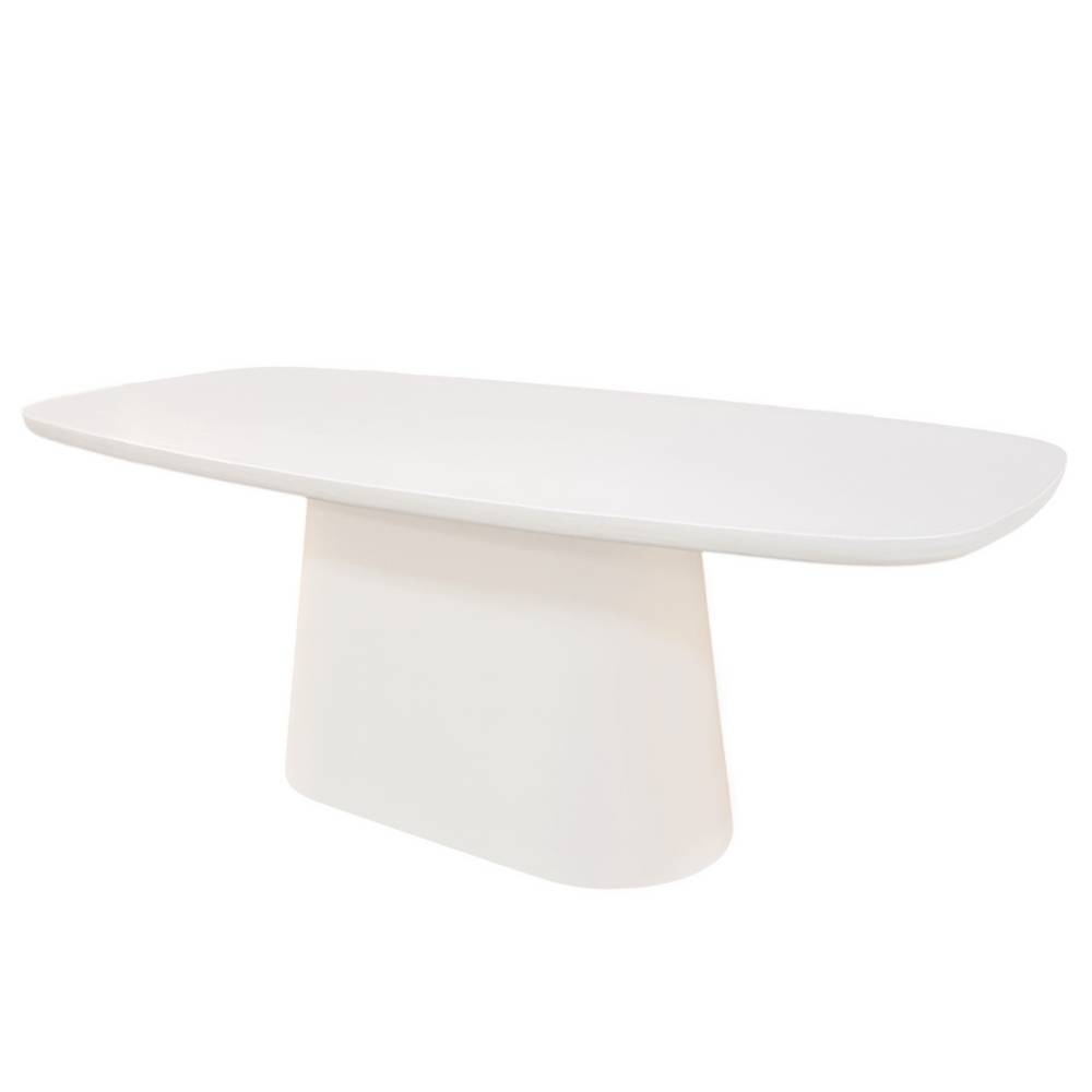 Esszimmertisch Janyna in Bootsform im Skandi Design