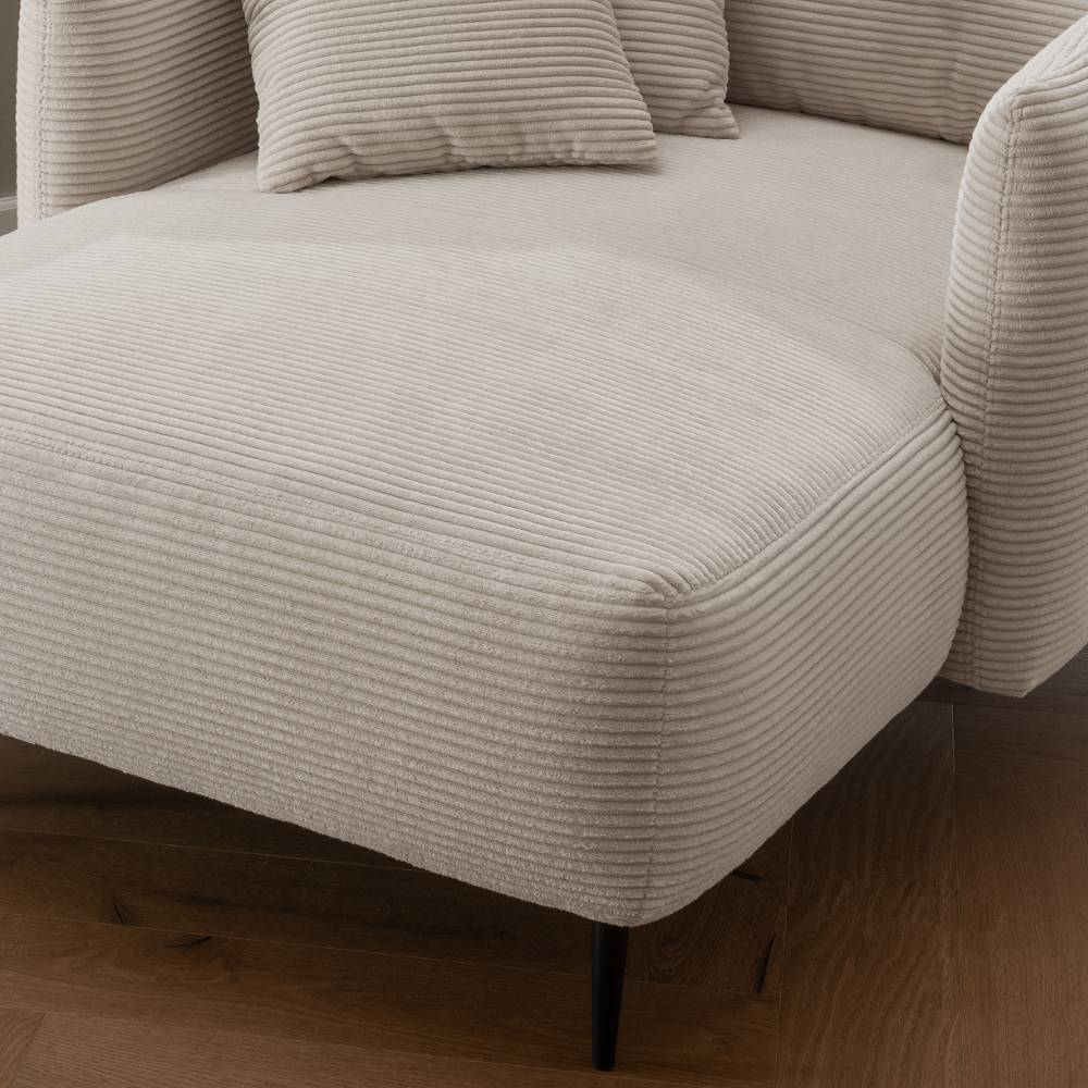 Bigsessel Libero aus Cord in Beige