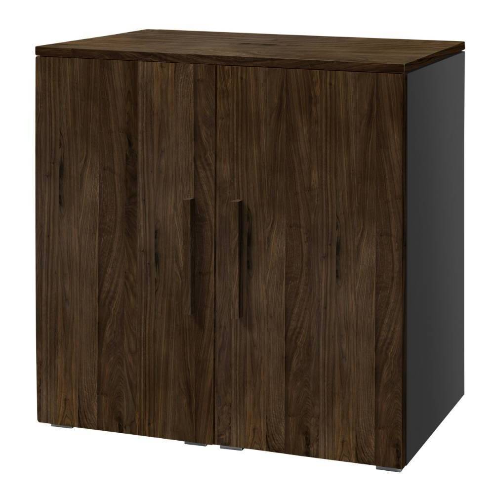 Schrank Shai in Nussbaumfarben und Anthrazit