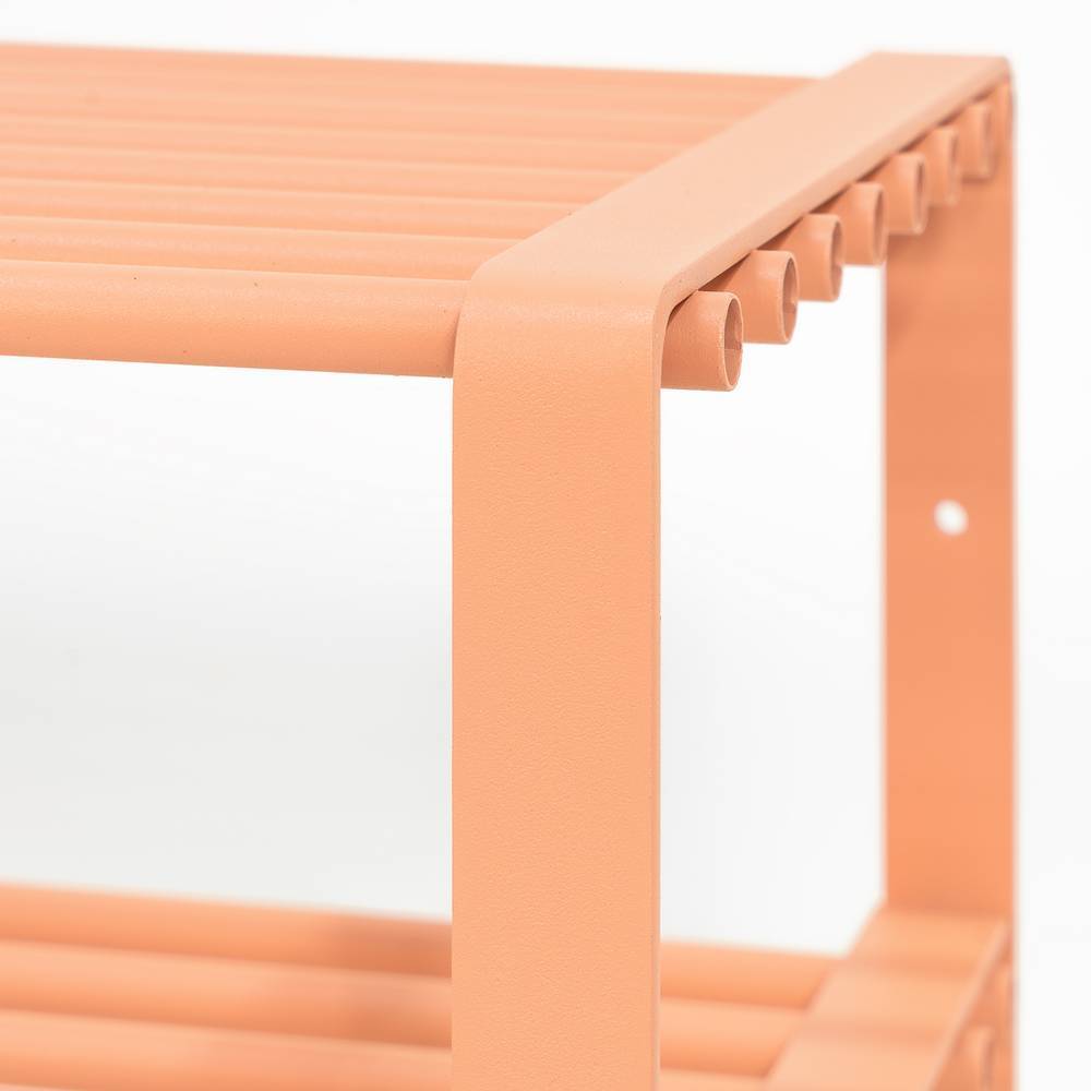 Schuhregal Virabella in Terracotta pulverbeschichtet