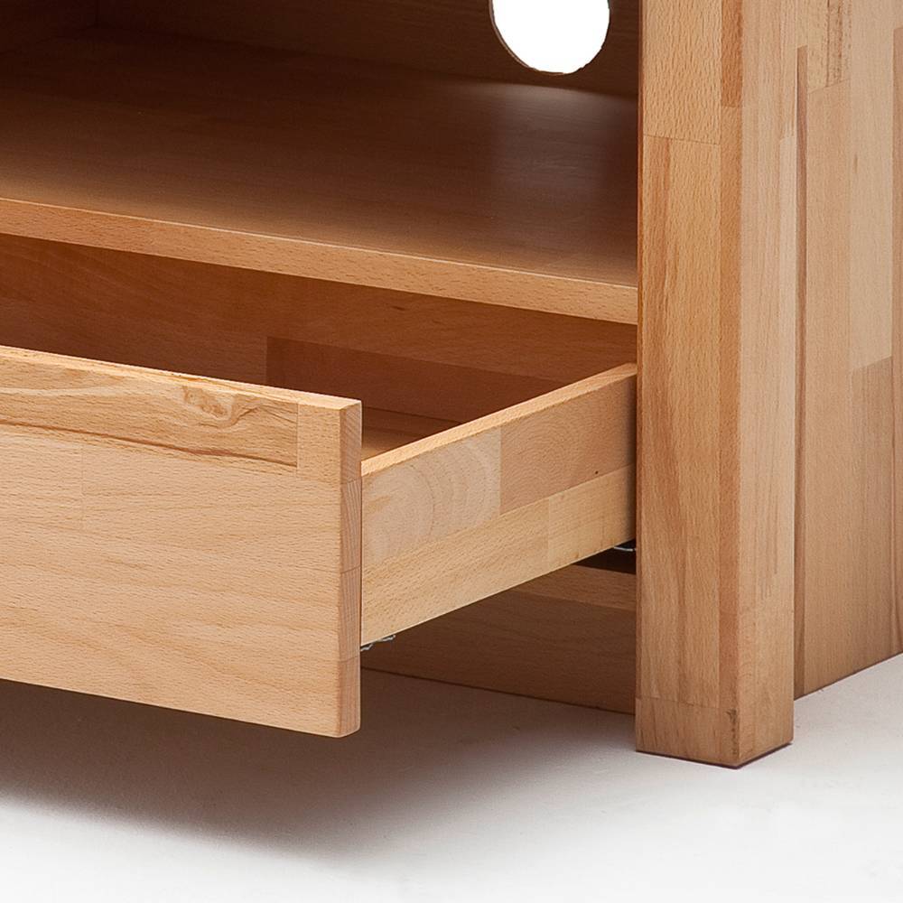 TV Lowboard Jameson aus Kernbuche Massivholz mit einer Schublade