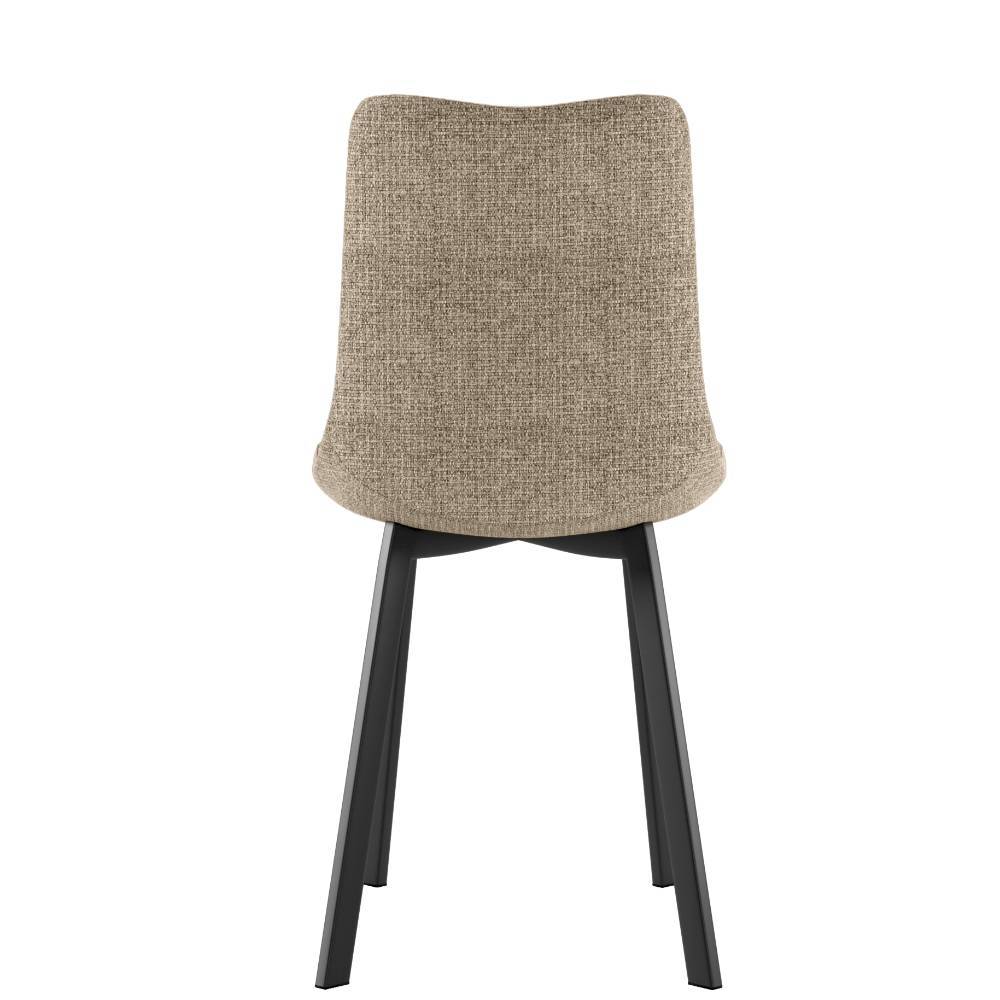 Esszimmerstuhl Bosparin in Beige aus Strukturstoff (4er Set)