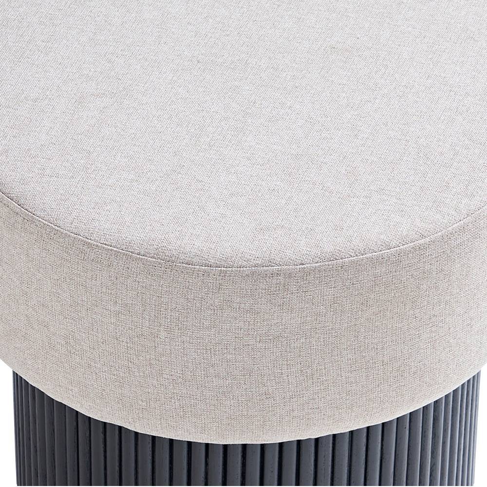 Beistellhocker Sambarin im Skandi Design mit Truhe