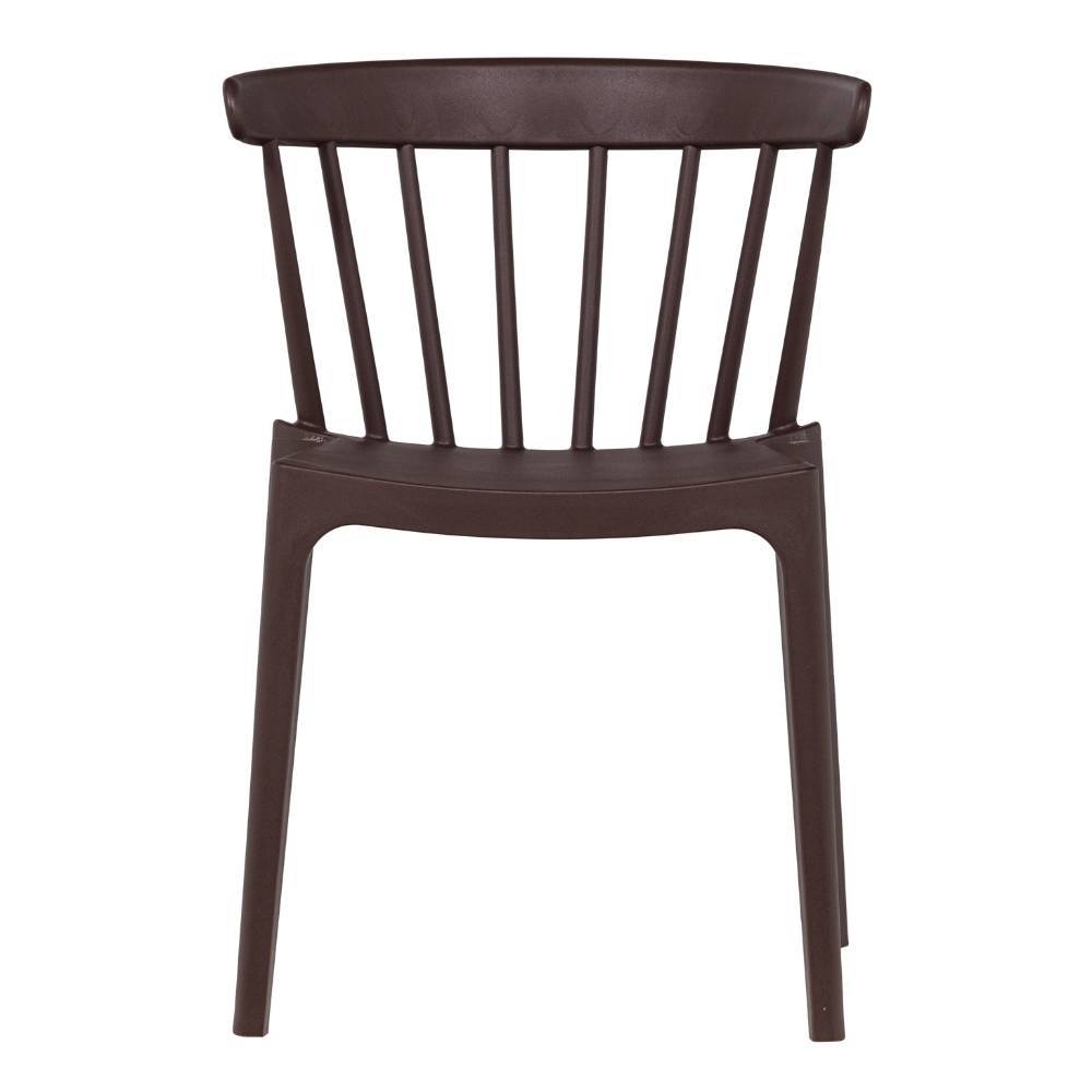 Outdoor Stühle Castro in Dunkelbraun-Lila 75 cm hoch (2er Set)