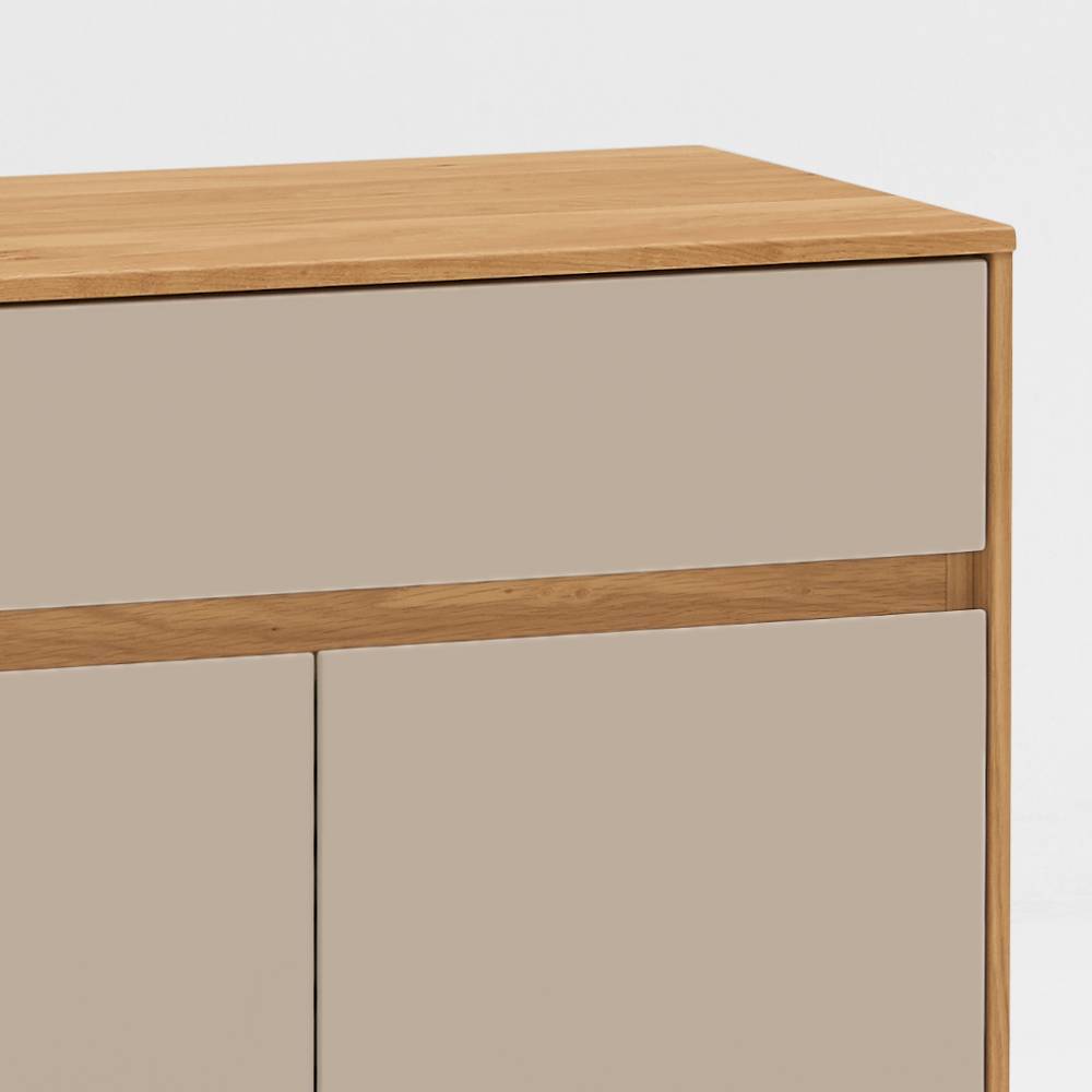 Mehrzweckschrank Lacurvia echtholzfurniert mit einer Schublade