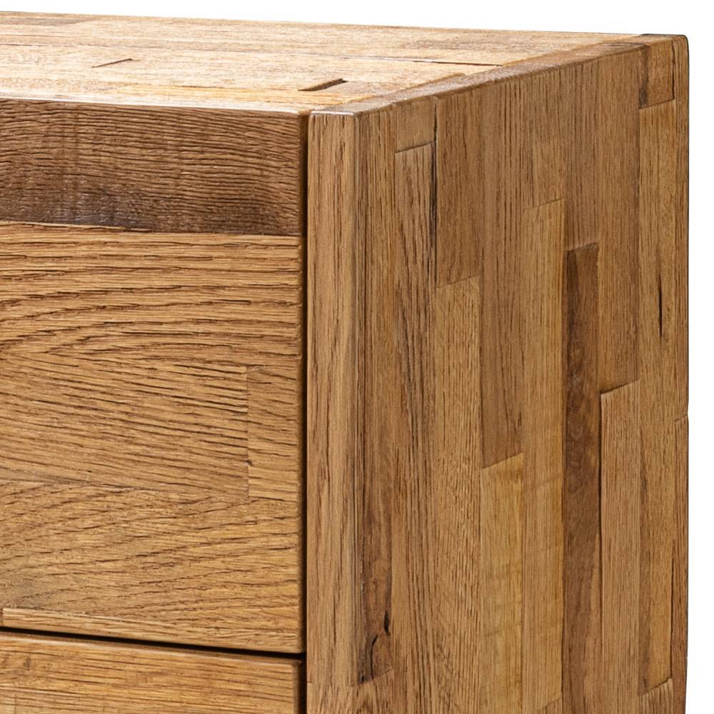 Kommode Landons aus Eiche Massivholz im Industry und Loft Stil