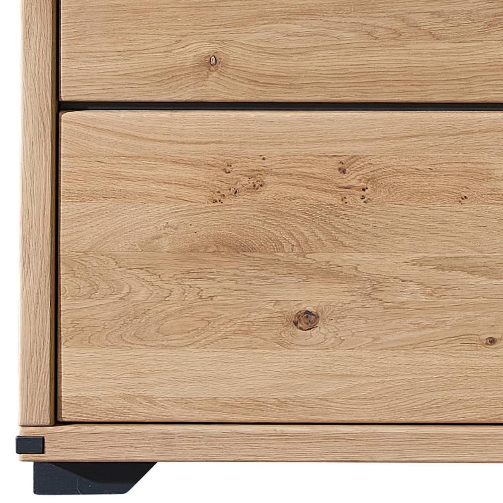 Sideboard Tablonero in Wildeichefarben mit LED Beleuchtung