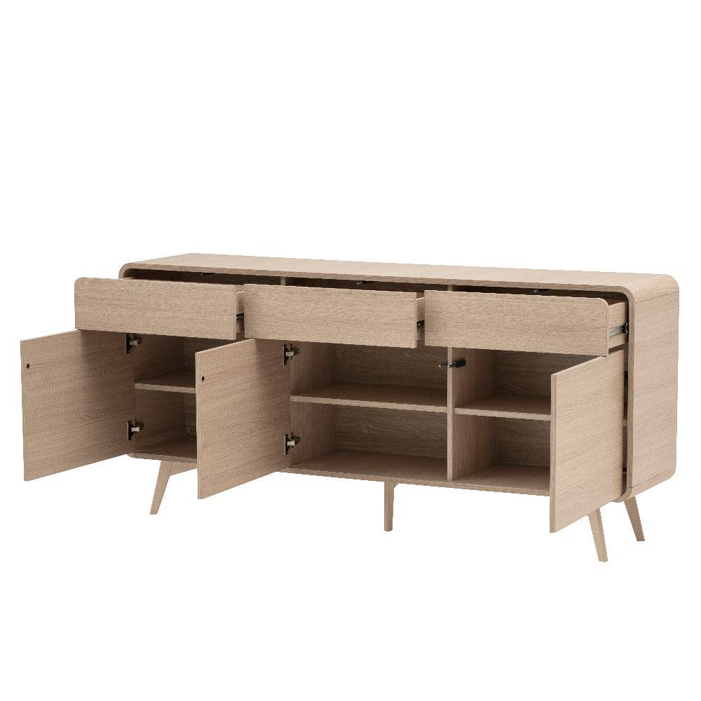 Sideboard Snake im Skandi Design mit drei Schubladen