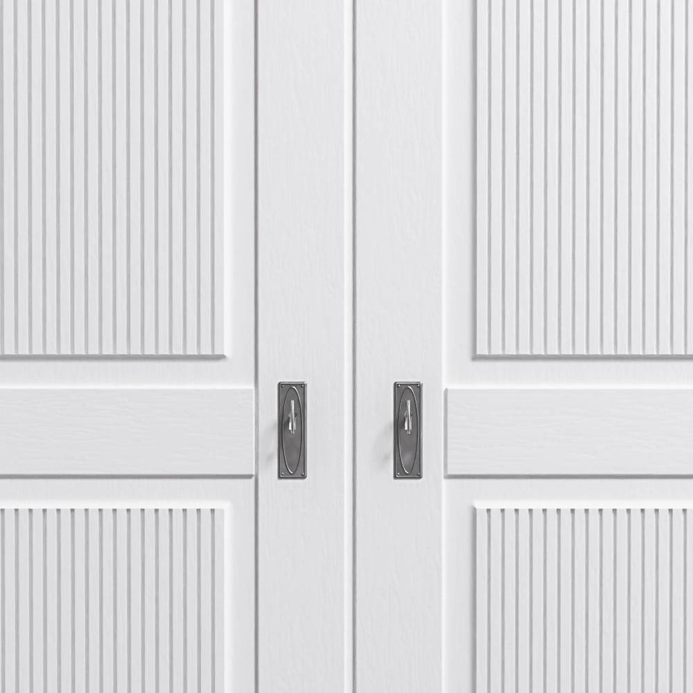Drehtürenschrank Benfitas im Landhausstil mit Kassetten Optik Front