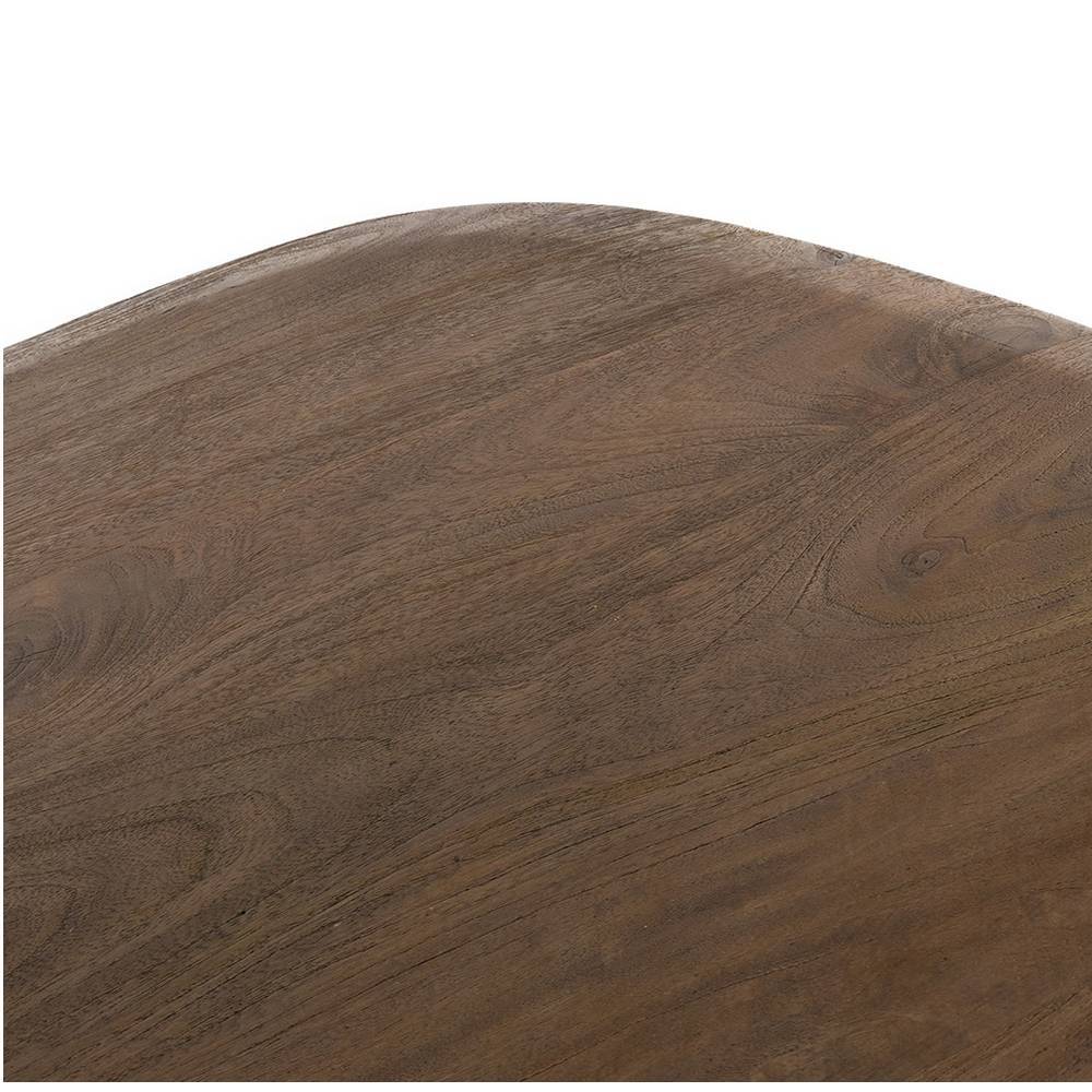 Beistelltisch Crystoga aus Mangobaum Massivholz in organischer Form
