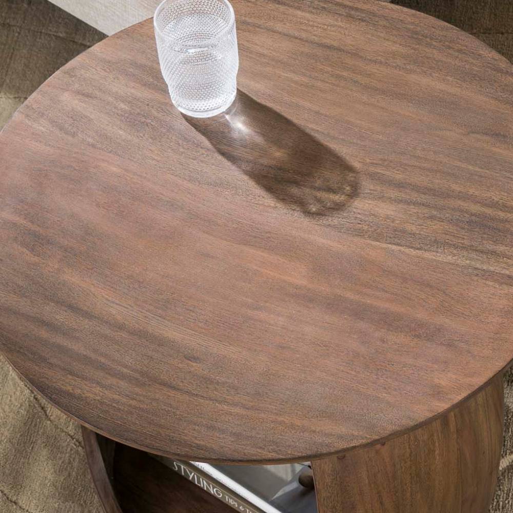 Beistelltisch Bangor in modernem Design mit Massivholzplatte