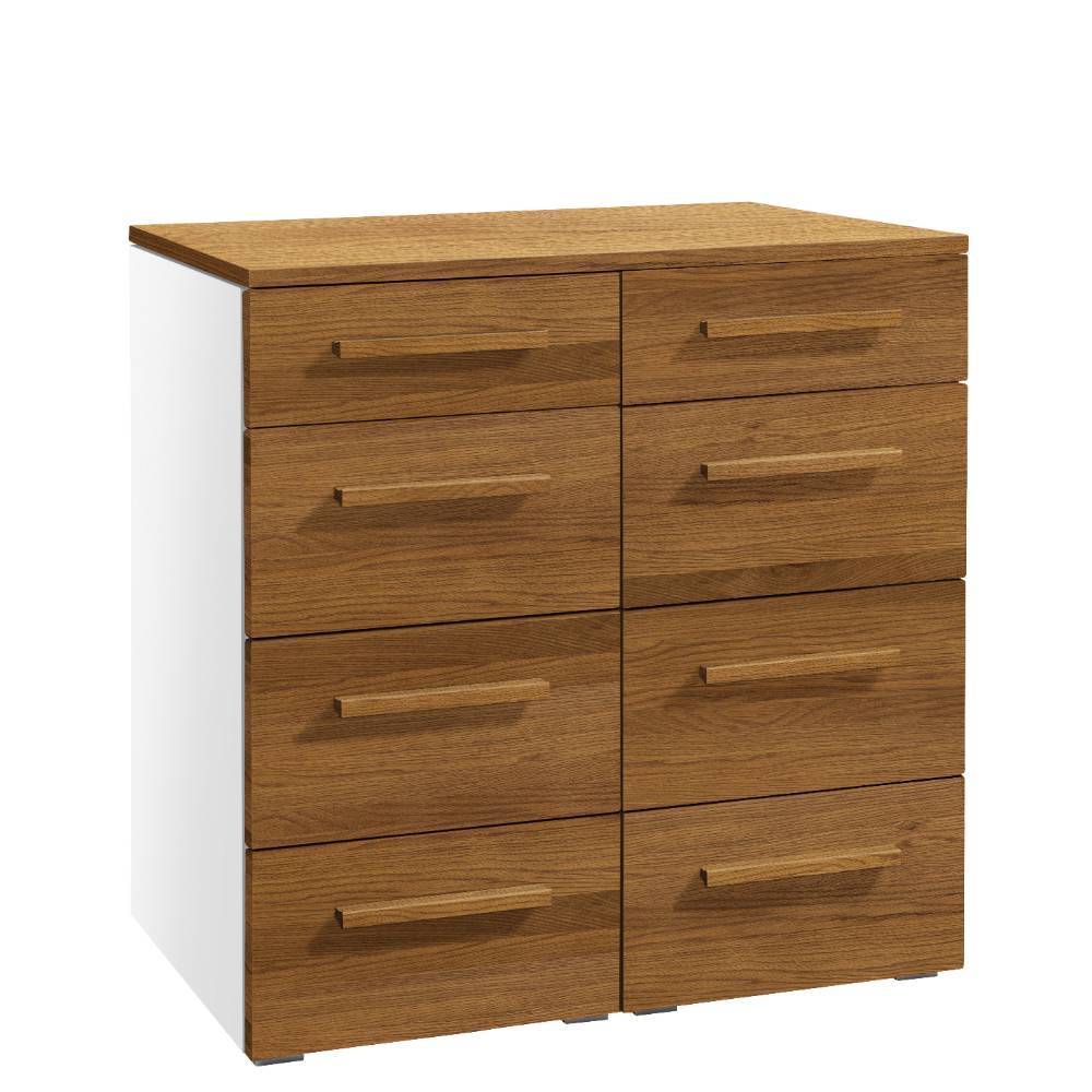 Schubladenkomode Meike mit acht Schubladen 90 cm breit