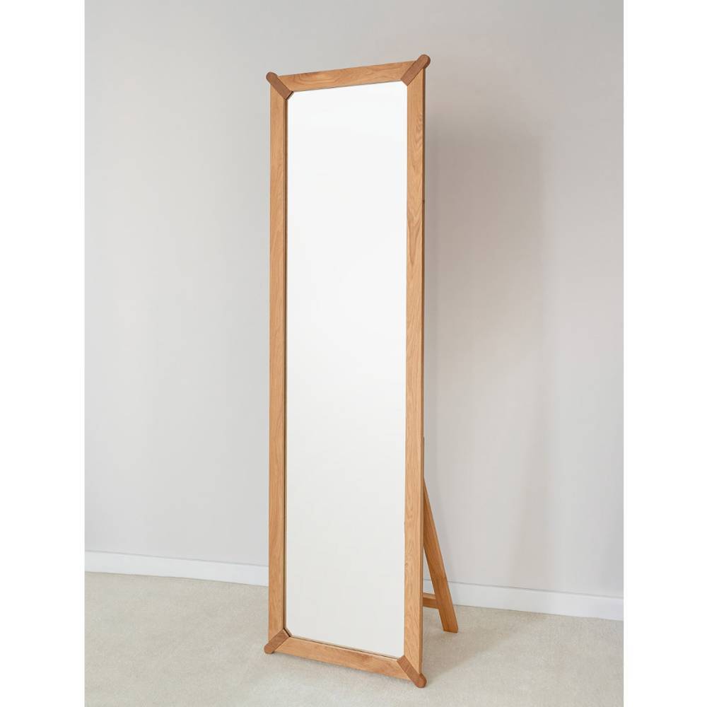 Ganzkörperspiegel Gravura 179 cm hoch mit Holzrahmen
