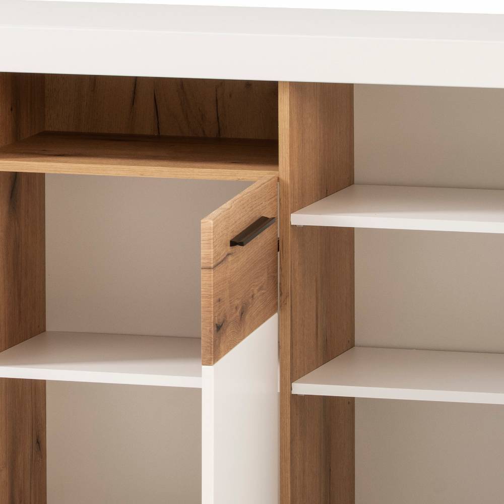 Sideboard Vrenessa 205 cm breit mit Drehtüren