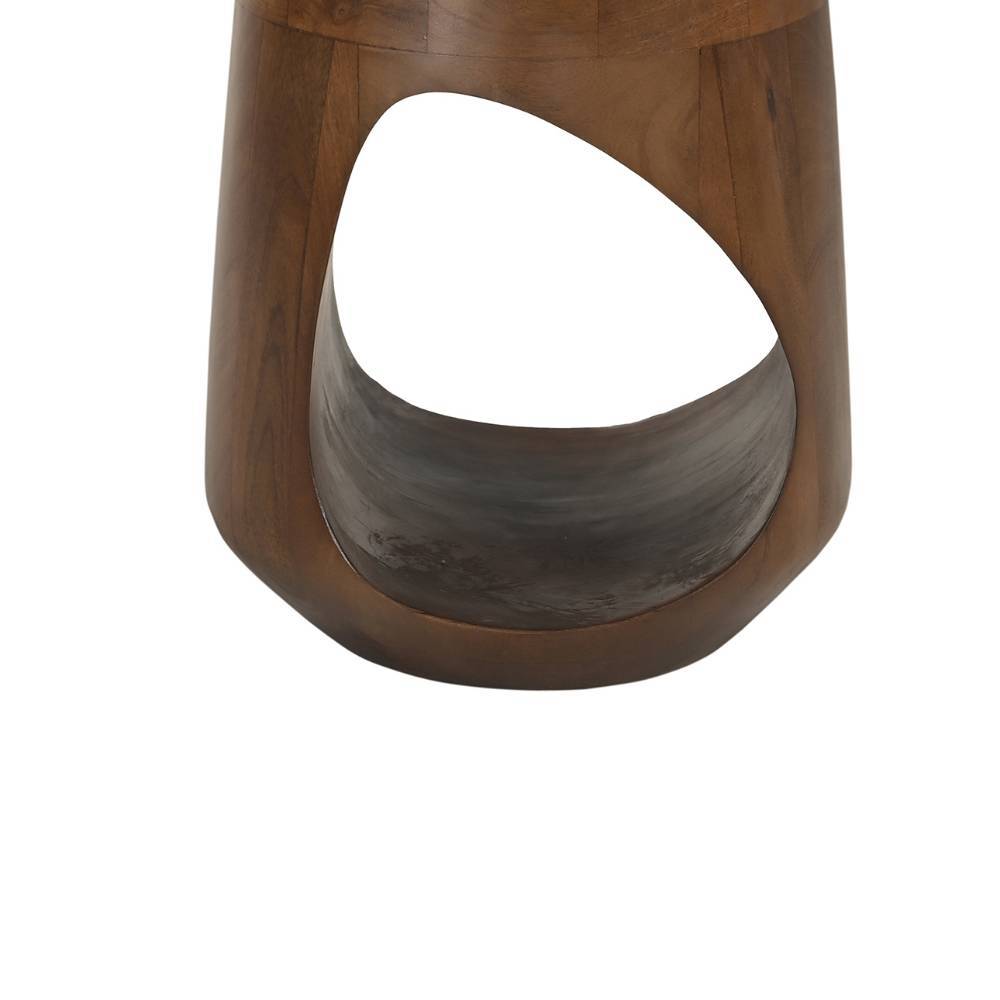 Beistelltischchen Iloca aus Mangobaum Massivholz in modernem Design