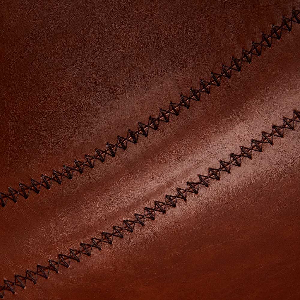 Barstühle Javirella in Cognac Braun Kunstleder drehbar (2er Set)