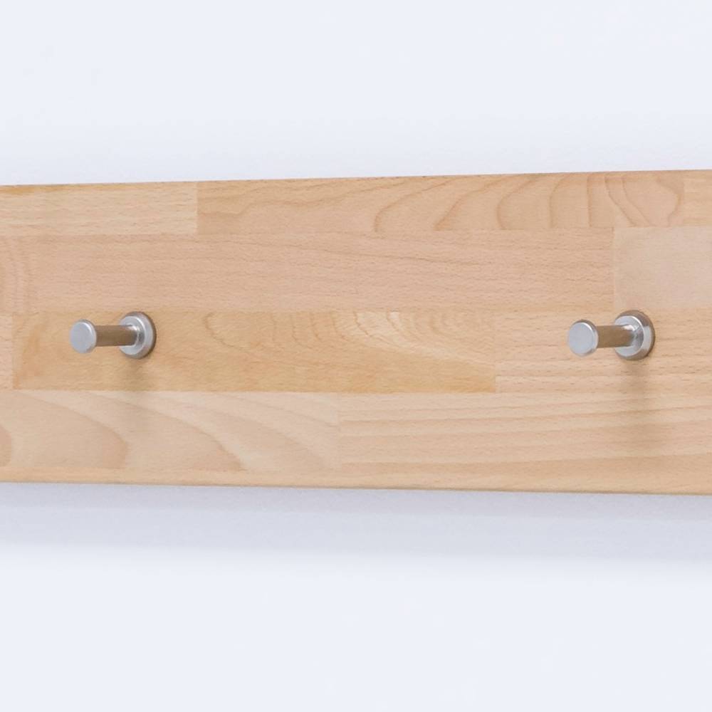 Wandgarderobe Jameson aus Kernbuche Massivholz geölt (zweiteilig)