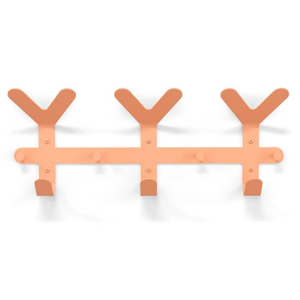 Wandgarderobenleiste Ryus mit 13 Kleiderhaken 66 cm breit