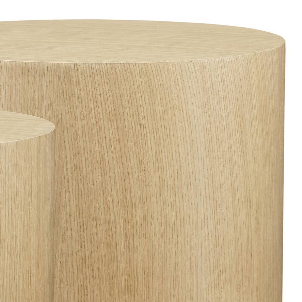Zweisatztisch Radio im Skandi Design echtholzfurniert (zweiteilig)