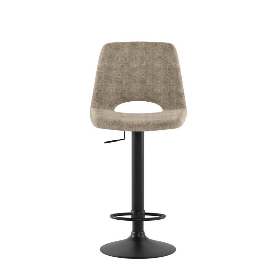 Barstuhl Orangeta in modernem Design mit Tellerfuß (2er Set)
