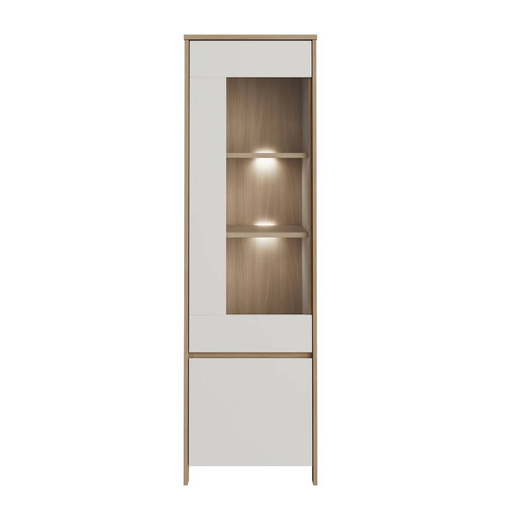 Wohnzimmer Anbauwand Labrassa im Skandi Design 251 cm breit (dreiteilig)