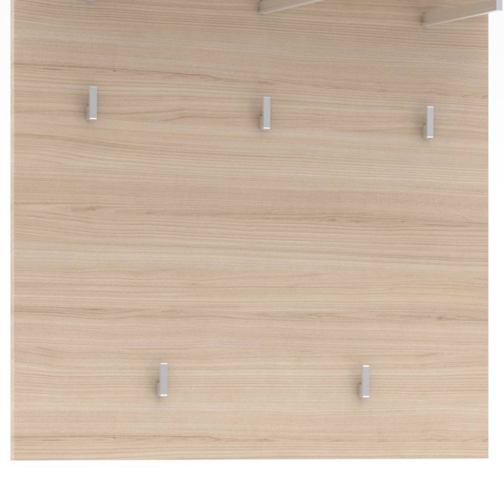 Garderobe Daniele für die Wandmontage in Eichefarben