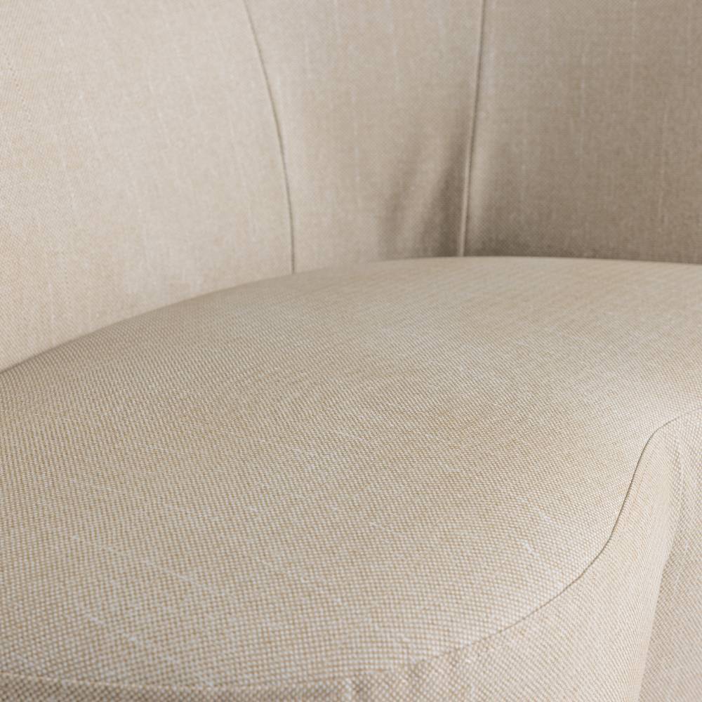 Skandi Design Garten Lounge Sofa Gambrass in Beige aus Kunststoff