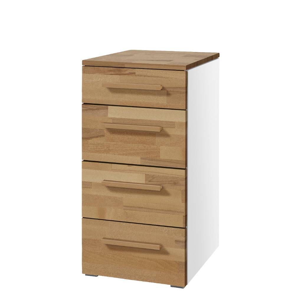 Kommode Rember mit vier Schubladen und Holzgriffen