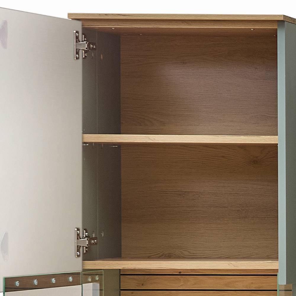 Stauraumvitrine Ilitalcon mit LED Beleuchtung in modernem Design