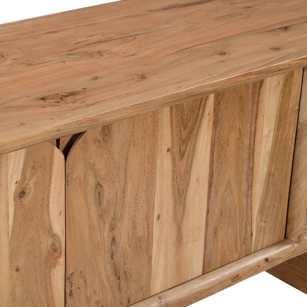 TV Lowboard Troyesa in modernem Design mit zwei offenen Fächern