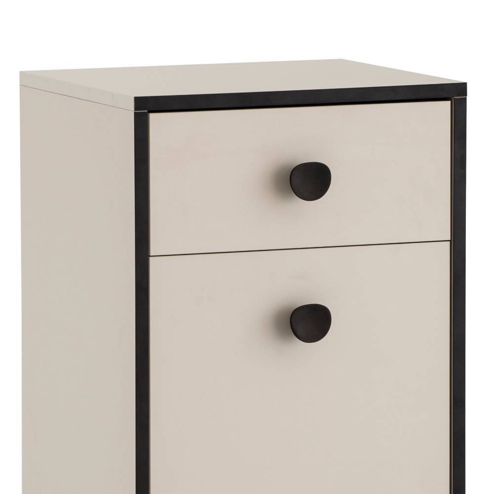 Badschrank Isabelona in modernem Design mit einer Schublade