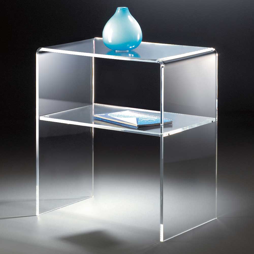 Telefontisch Vulino aus Acrylglas 50 cm breit
