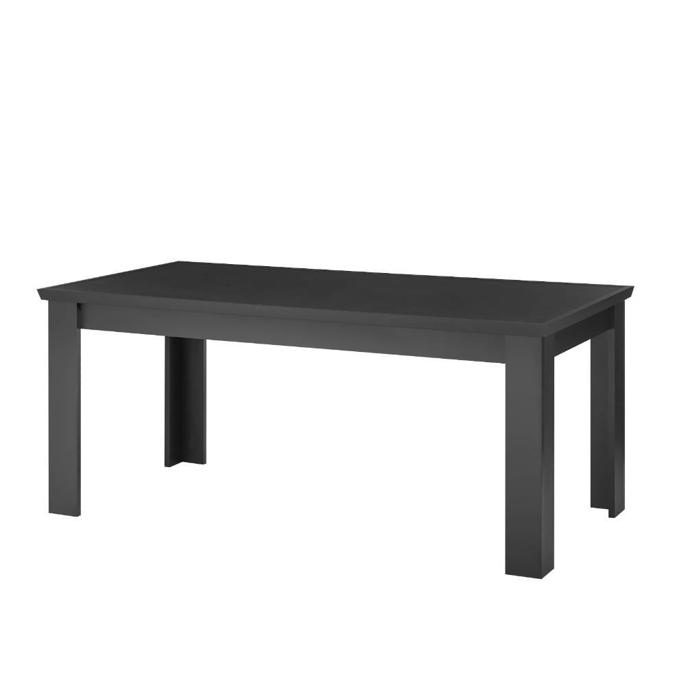 Esszimmer Tisch Enjta in Schwarz matt 180 cm breit
