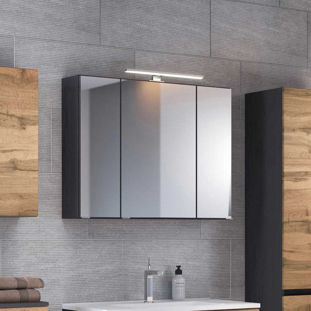 Badezimmer Spiegelschrank Vimmos in Anthrazit Made in Germany