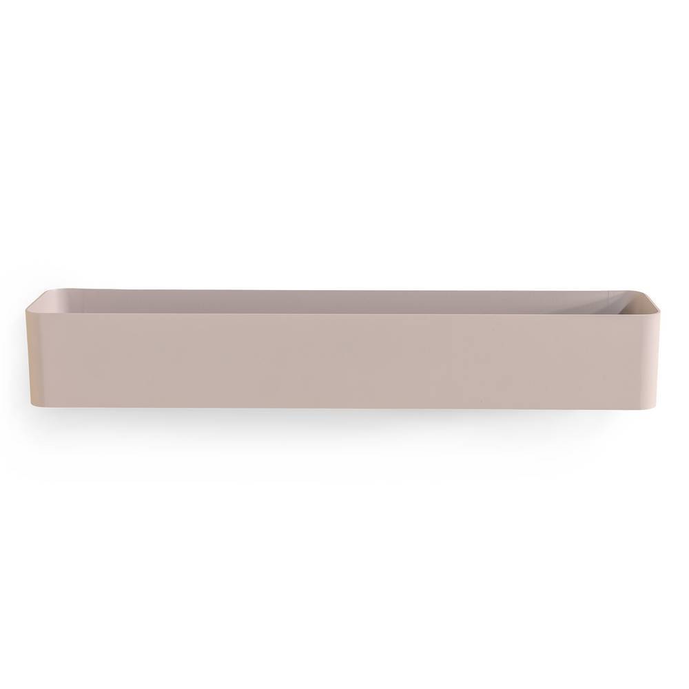 Wandboard Brown in Taupe aus Stahl