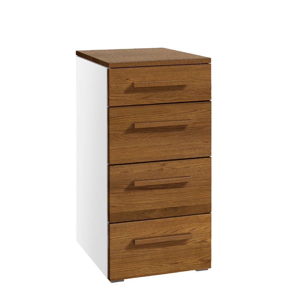 Kommode Jossa in modernem Design mit Holzgriffen