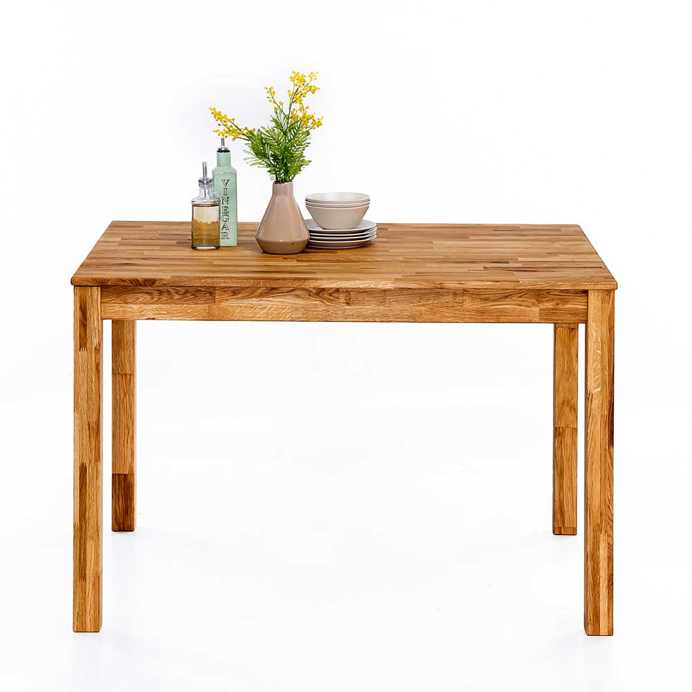 Holztisch Enda aus Eiche Massivholz modern