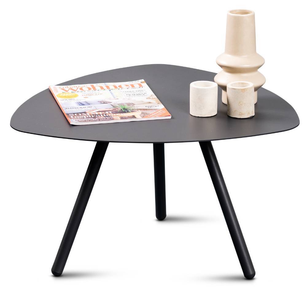 Couchtisch Flaktema in Wankelform im Retrostil