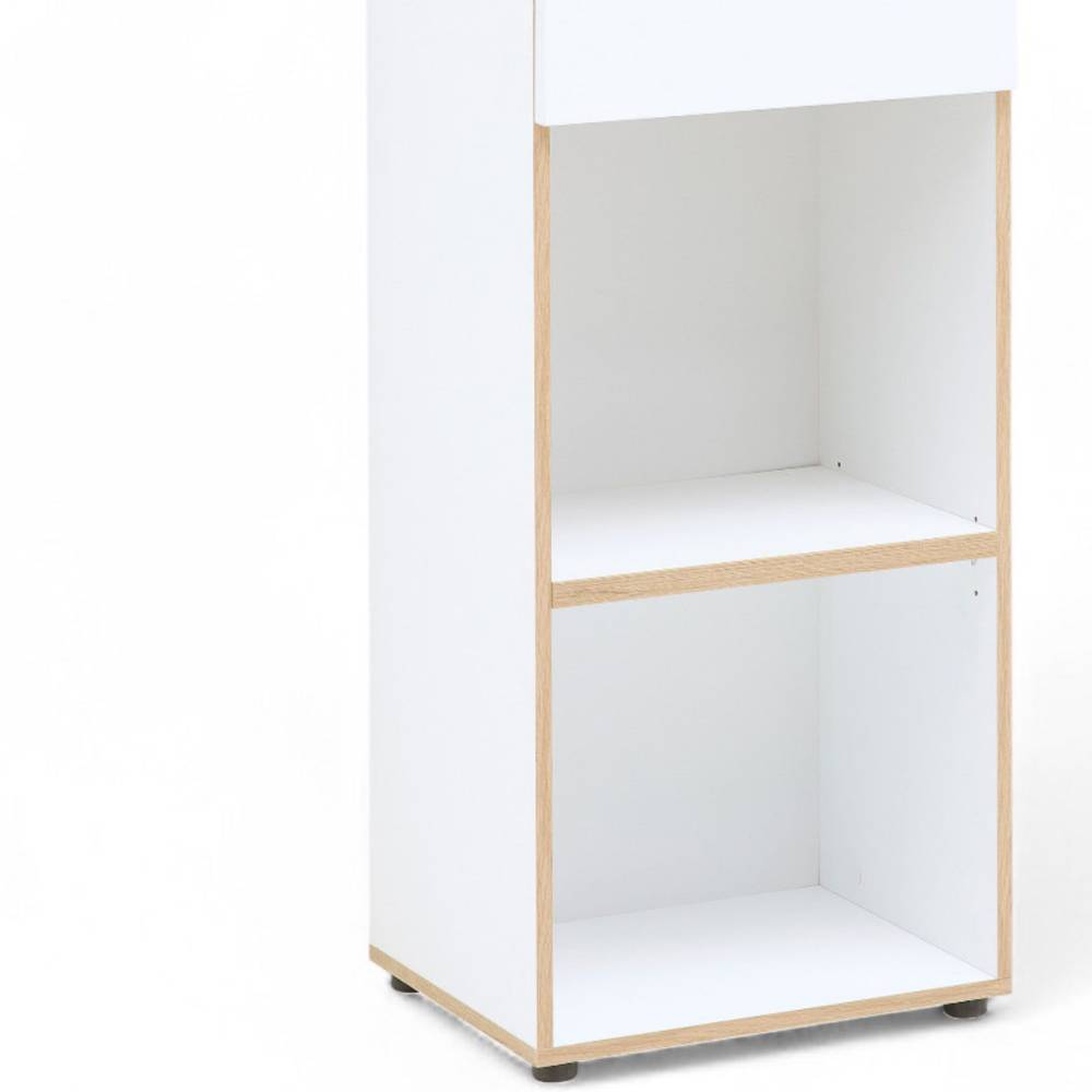Regalschrank Mariocavo mit zwei Schubladen 45 cm breit