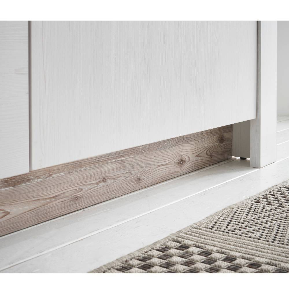 Einbauküchenzeile Flurencina im Landhausstil 191 cm breit (vierteilig)