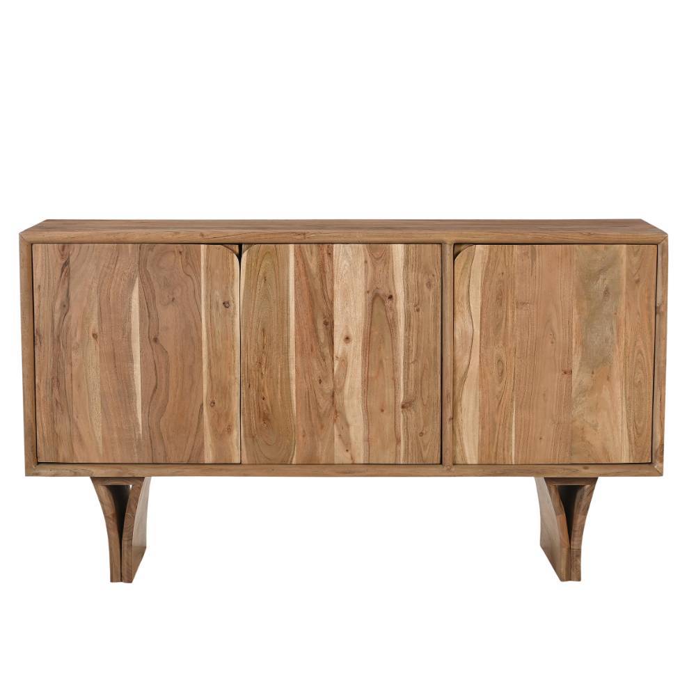 Sideboard Troyesa aus Akazie Massivholz 145 cm breit