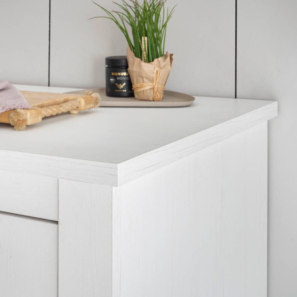Einbauküchenzeile Flurencina im Landhausstil 191 cm breit (vierteilig)